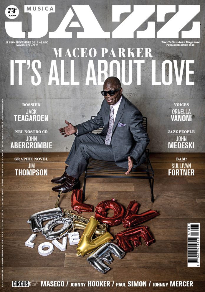 Musica Jazz 2018 11 cover Maceo Parker